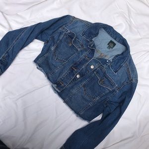 Wild fable cropped jean jacket